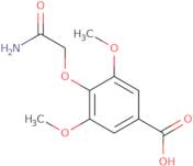 4-(Carbamoylmethoxy)-3,5-dimethoxybenzoic acid