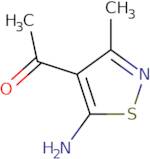 1-(5-Amino-3-methyl-1,2-thiazol-4-yl)ethan-1-one