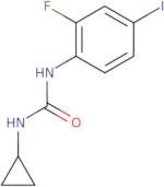 1-Cyclopropyl-3-(2-fluoro-4-iodophenyl)urea