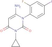 6-Amino-3-cyclopropyl-1-(2-fluoro-4-iodophenyl)pyrimidine-2,4(1H,3H)-dione