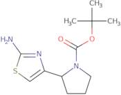 tert-Butyl (2R)-2-(2-amino-1,3-thiazol-4-yl)pyrrolidine-1-carboxylate