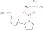 (R)-Tert-Butyl 2-(-2(Methylamino)Thiazol-4-Yl)Pyrrolidine-1-Carboxylate