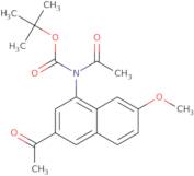 tert-Butyl acetyl(3-acetyl-7-methoxynaphthalen-1-yl)carbamate