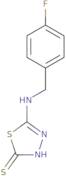 5-{[(4-Fluorophenyl)methyl]amino}-1,3,4-thiadiazole-2-thiol