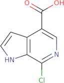 7-Chloro-1H-pyrrolo[2,3-c]pyridine-4-carboxylic acid