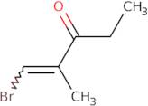 (1E)-1-Bromo-2-methylpent-1-en-3-one