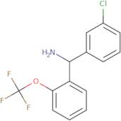 (3-Chlorophenyl)[2-(trifluoromethoxy)phenyl]methanamine