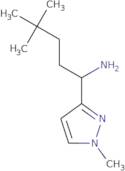 4,4-Dimethyl-1-(1-methyl-1H-pyrazol-3-yl)pentan-1-amine