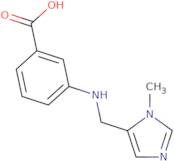 3-{[(1-Methyl-1H-imidazol-5-yl)methyl]amino}benzoic acid