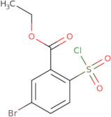 Ethyl 5-bromo-2-(chlorosulfonyl)benzoate