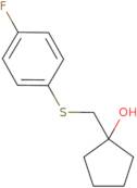 1-{[(4-Fluorophenyl)sulfanyl]methyl}cyclopentan-1-ol