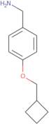 4-Cyclobutylmethoxybenzylamine