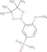 2-(5-Methanesulfonyl-2-methoxyphenyl)-4,4,5,5-tetramethyl-1,3,2-dioxaborolane