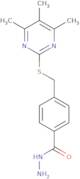 4-{[(Trimethylpyrimidin-2-yl)sulfanyl]methyl}benzohydrazide