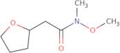 N-Methoxy-N-methyl-2-(oxolan-2-yl)acetamide