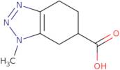 1-Methyl-4,5,6,7-tetrahydro-1H-1,2,3-benzotriazole-6-carboxylic acid