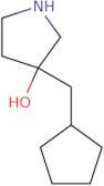 3-(Cyclopentylmethyl)pyrrolidin-3-ol