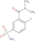 2-Fluoro-N,N-dimethyl-5-sulfamoylbenzamide