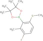 3-Fluoro-2-methyl-6-(methylthio)phenylboronic acid pinacol ester