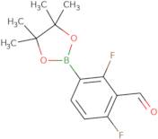 2,6-Difluoro-3-(4,4,5,5-tetramethyl-1,3,2-dioxaborolan-2-yl)benzaldehyde