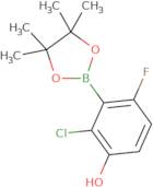 2-Chloro-4-fluoro-3-(4,4,5,5-tetramethyl-1,3,2-dioxaborolan-2-yl)phenol