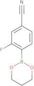 4-(1,3,2-Dioxaborinan-2-yl)-3-fluorobenzonitrile