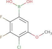 4-Chloro-2,3-difluoro-5-methoxyphenylboronic acid