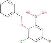 2-Benzyloxy-3-chloro-5-fluorophenylboronic acid