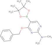 4-Benzyloxy-2-dimethylamino-pyrimidine-5-boronic acid pinacol ester