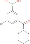 5-Bromo-3-(piperidine-1-carbonyl)phenylboronic acid