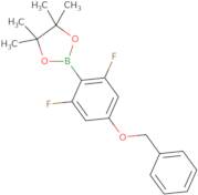 2-[4-(Benzyloxy)-2,6-difluorophenyl]-4,4,5,5-tetramethyl-1,3,2-dioxaborolane