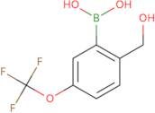 [2-(Hydroxymethyl)-5-(trifluoromethoxy)phenyl]boronic acid