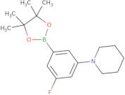 5-Fluoro-3-piperidinophenylboronic acid pinacol ester