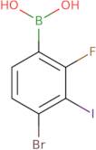 4-Bromo-2-fluoro-3-iodophenylboronic acid