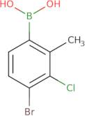 4-Bromo-3-chloro-2-methylphenylboronic acid