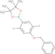 2-(2,5-Difluoro-4-phenylmethoxyphenyl)-4,4,5,5-tetramethyl-1,3,2-dioxaborolane