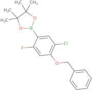 4-Benzyloxy-5-chloro-2-fluorophenylboronic acid pinacol ester