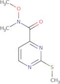 N-Methoxy-N-methyl-2-(methylthio)pyrimidine-4-carboxamide