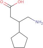 4-Amino-3-cyclopentyl-butyric acid