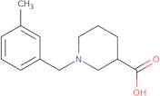 1-[(3-Methylphenyl)methyl]piperidine-3-carboxylic acid