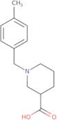 1-[(4-Methylphenyl)methyl]piperidine-3-carboxylic acid