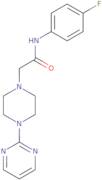 N-(4-fluorophenyl)-2-(4-pyrimidin-2-ylpiperazinyl)ethanamide