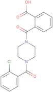 2-([4-(2-Chlorobenzoyl)piperazin-1-yl]carbonyl)benzoic acid