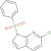 6-Chloro-1-(phenylsulfonyl)-1H-pyrrolo[2,3-b]pyridine