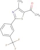 1-{4-Methyl-2-[3-(trifluoromethyl)phenyl]-1,3-thiazol-5-yl}-1-ethanone