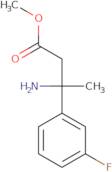 Methyl 3-amino-3-(3-fluorophenyl)butanoate