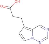 3-Pyrrolo[2,1-F][1,2,4]triazin-5-ylpropanoic acid