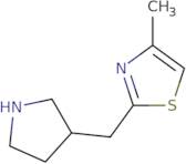 4-Methyl-2-[(pyrrolidin-3-yl)methyl]-1,3-thiazole