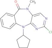 2-Chloro-11-cyclopentyl-5-methyl-5H-benzo[e]pyrimido[5,4-b][1,4]diazepin-6(11H)-one