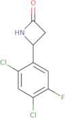 4-(2,4-Dichloro-5-fluorophenyl)azetidin-2-one